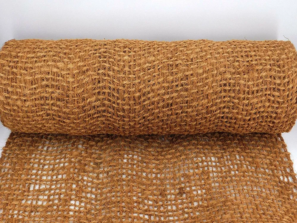 12 m filet anti-érosion en fibre de coco 1 m de large, film pour bassin de jardin, toile en fibre de noix de coco 750 g