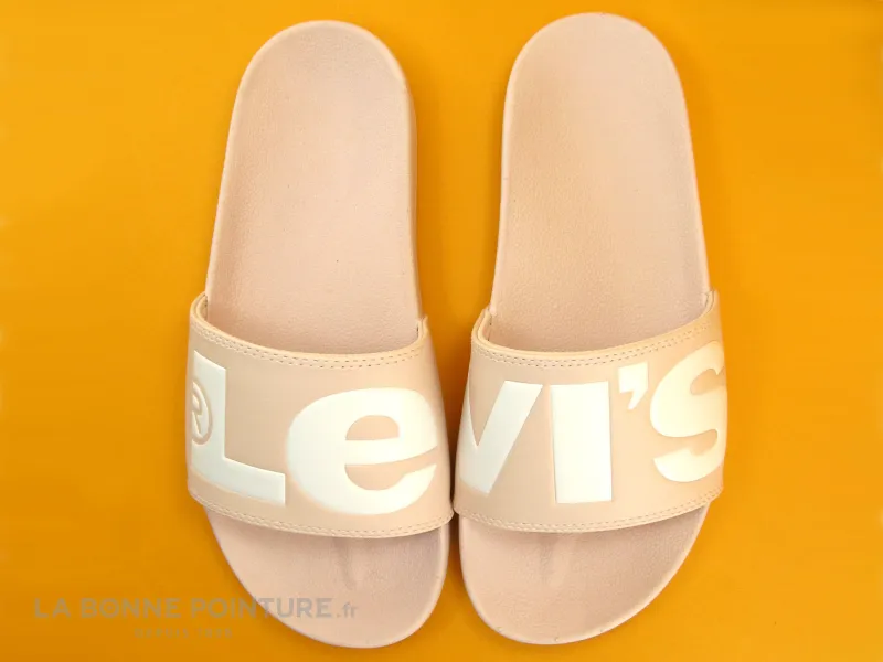 Achat chaussures Levi's Femme Mule, vente Levis JUNE rose 231570 - Light pink - Mule Femme
