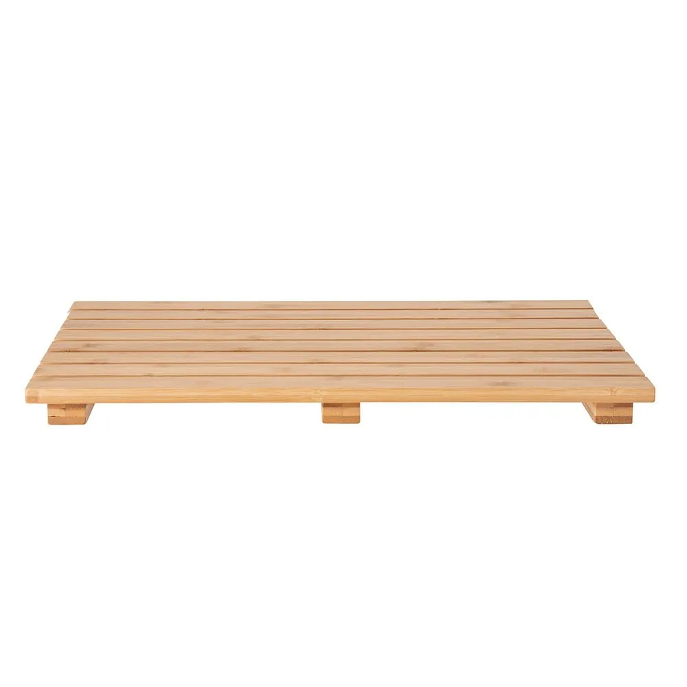 Aden bath mat, nature, bamboo