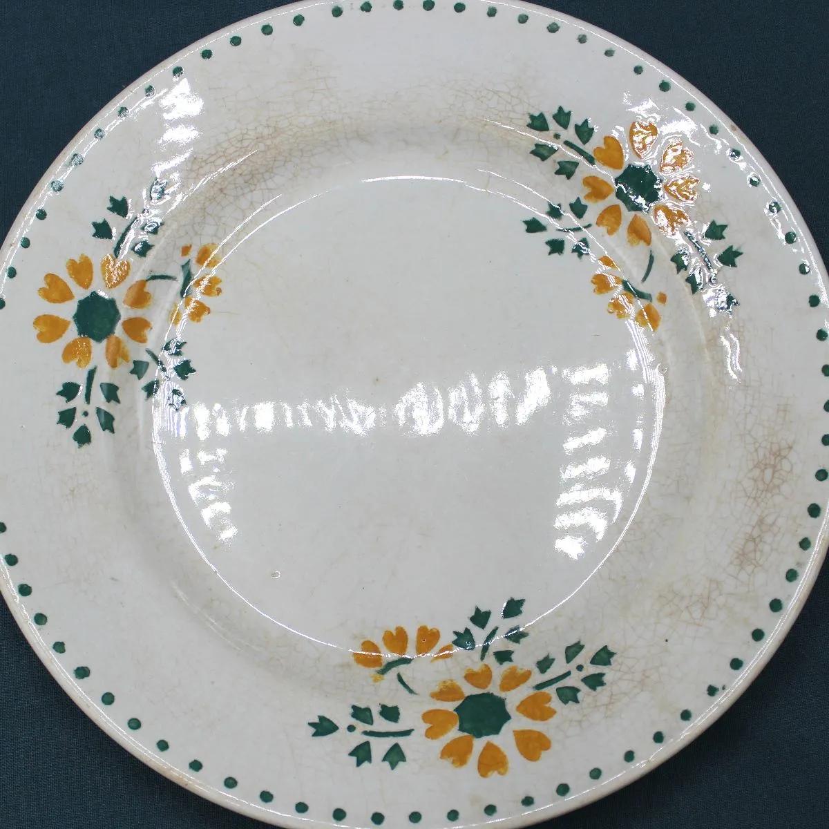 Ancienne Assiette de la Faïencerie de Gien - 1940