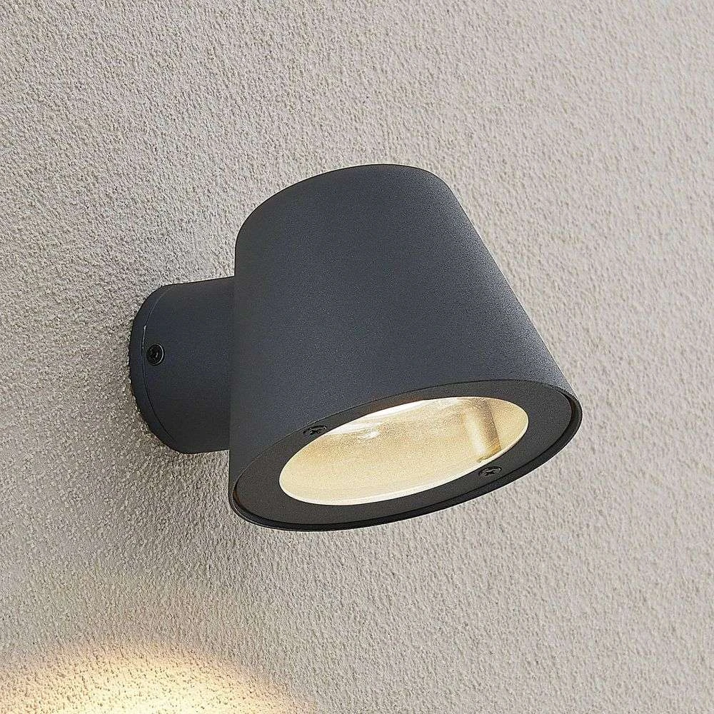 Ileyna Applique Murale d'Extérieur Dark Grey - Lindby