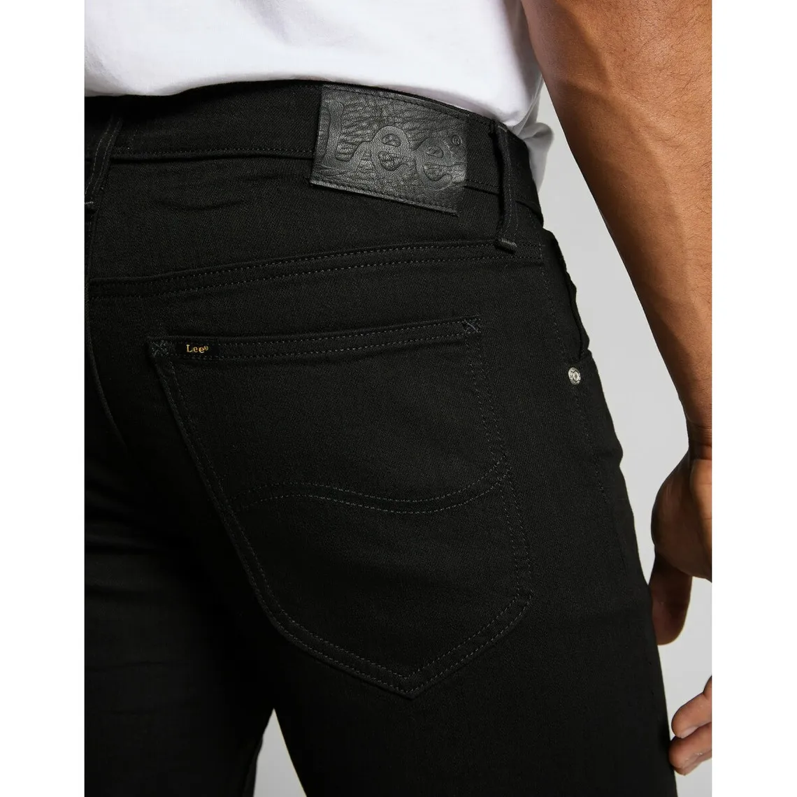 Jean Homme droit noir Daren Zip Fly longueur 32 en coton | 3 Suisses
