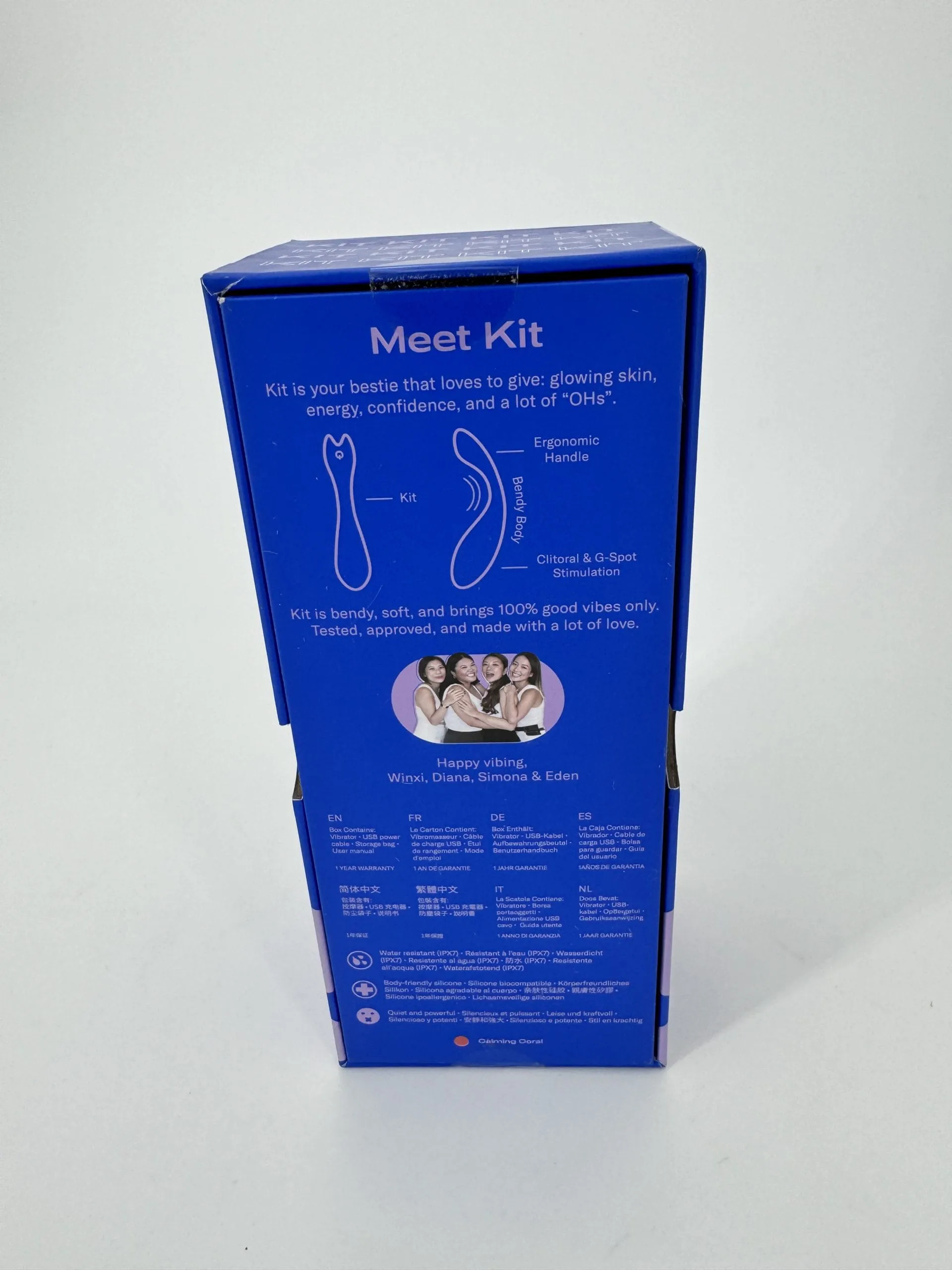 Kit Vibrateur Vaginal & Point G – Bleu – The Oh Collective
