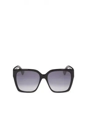 Lunettes de soleil Wayfarer noires pour dames