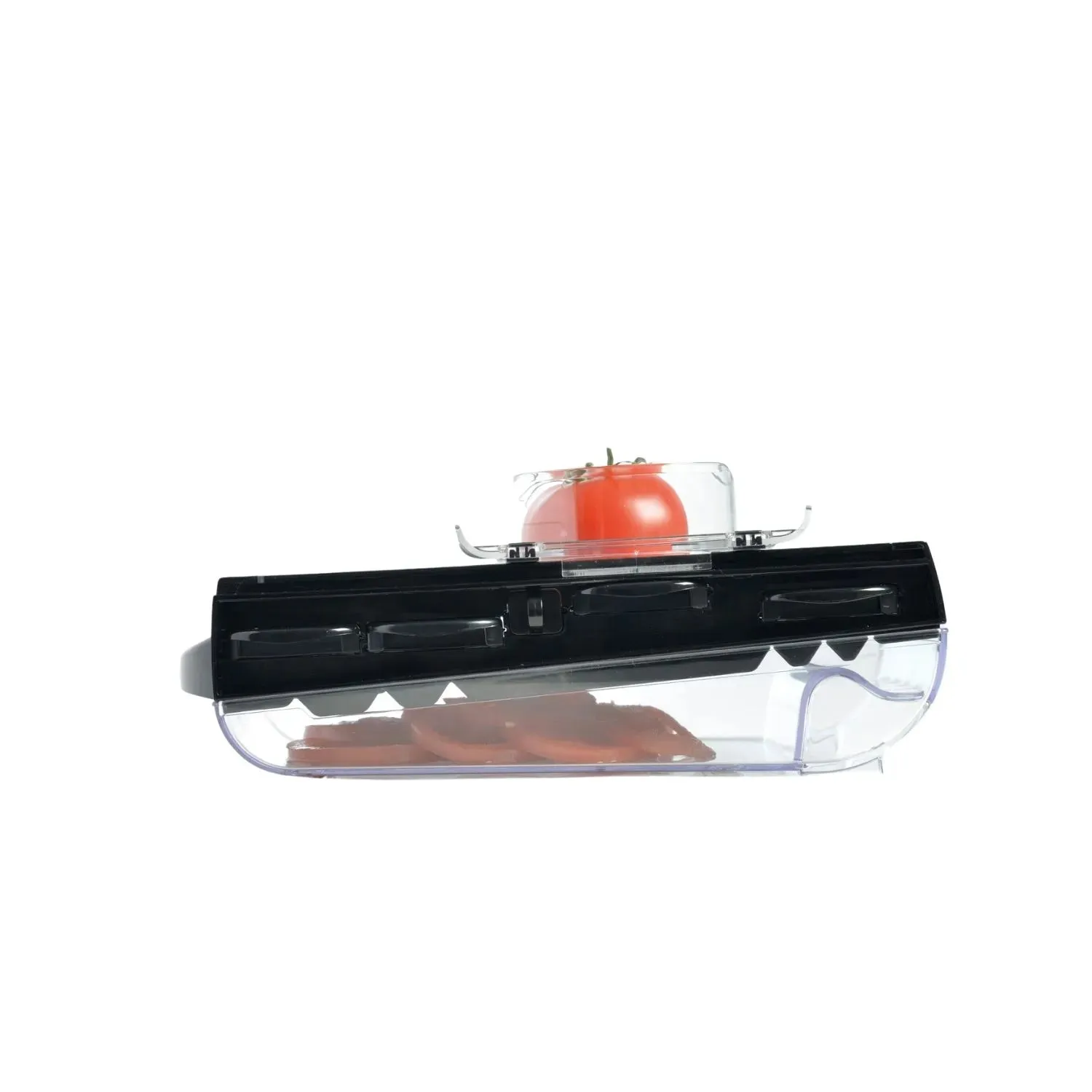 Mandoline A Reservoir Avec 5 Lames - Tranche Rape Emince En Toute Securite