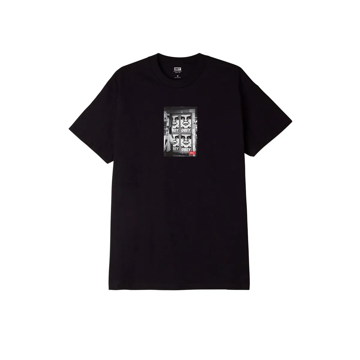 OBEY - T-shirt noir sérigraphié