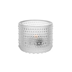 Photophore, bougeoir et bougie     Photophore KASTEHELMI Givré           IITTALA