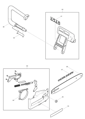 PIECES DETACHEES MAKITA DES400