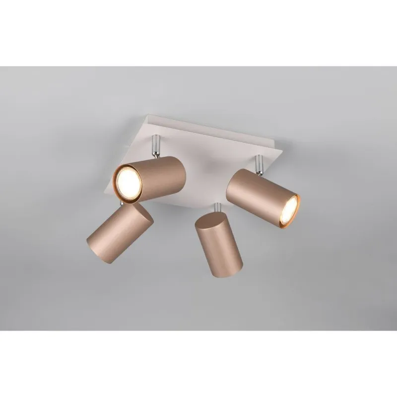 Plafonnier MARLEY 4x4,9W GU10 Café