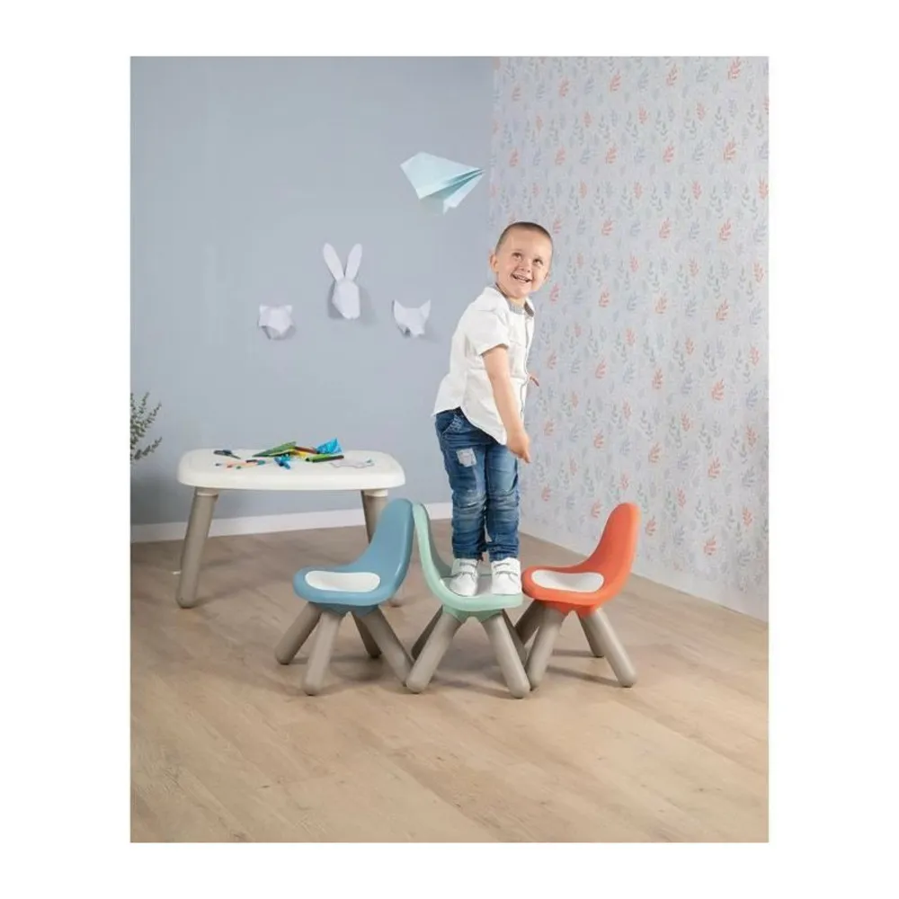 Smoby - kid chaise - mobilier pour enfant - des 18 mois - interieur et exterieur - vert sauge