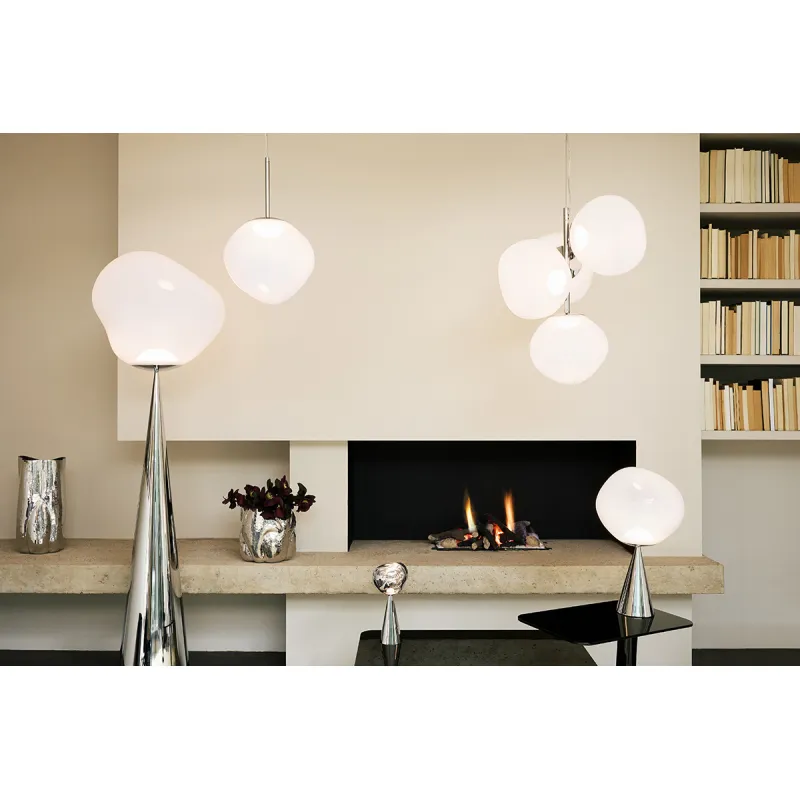 Suspension     MELT MINI CHANDELIER Opalin/ Or           TOM DIXON