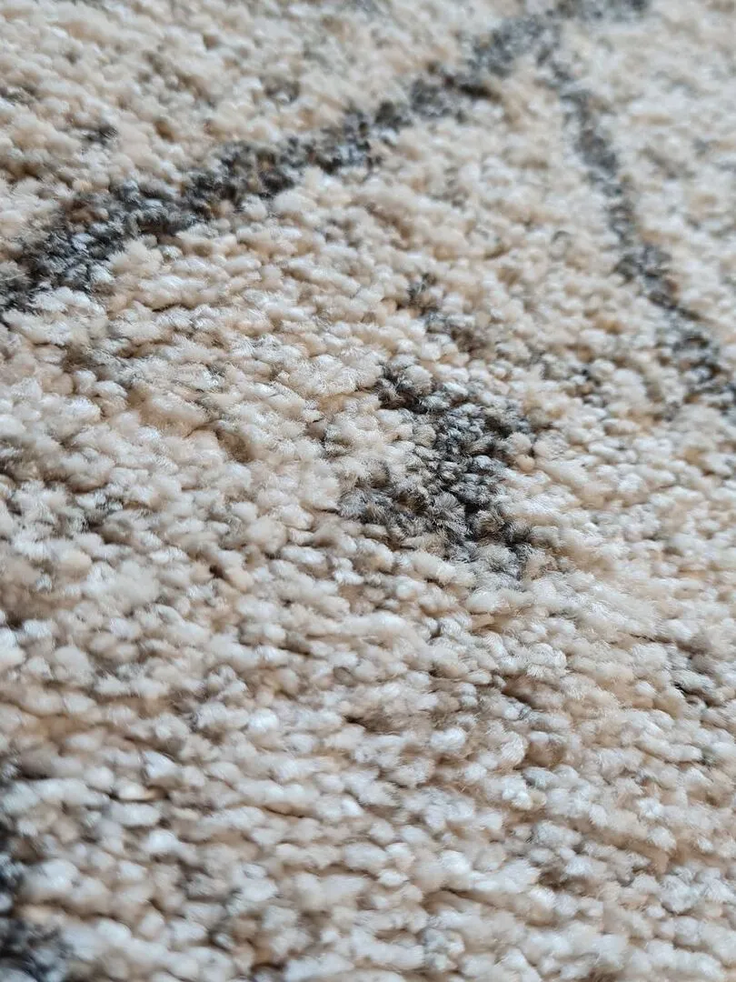 Tapis berbère style ESSAOUER OEKO-TEX® - Ecru