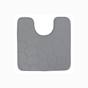 TAPIS CONTOUR DE WC 45X45 U GRIS 
