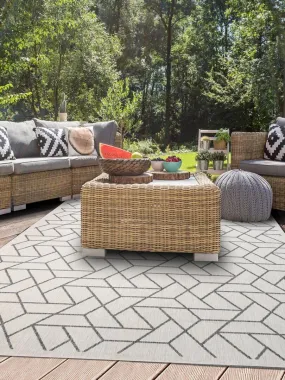 Tapis exterieur EX1 BRI REVERSIBLE OEKO-TEX® - Argent